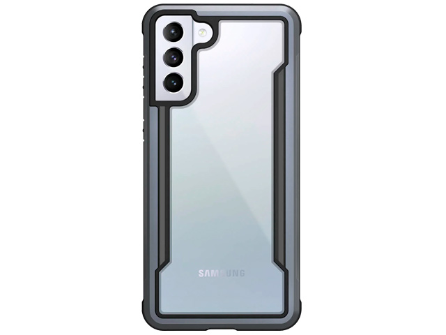 Чехол Raptic Defense Shield для Samsung Galaxy S21 (черный, маталлический)