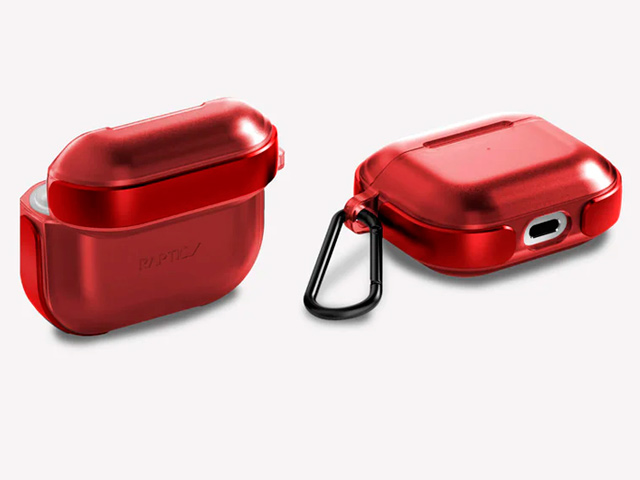 Чехол Raptic Air для Apple AirPods 3 (красный, маталлический)