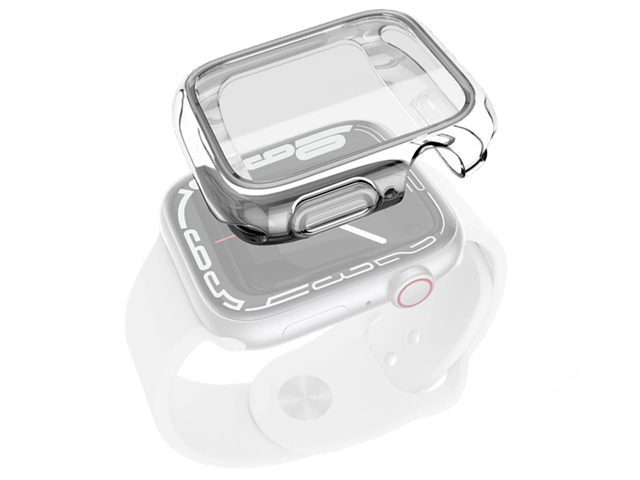 Чехол Raptic Defense 360X для Apple Watch Series 7 41 мм (прозрачный, гелевый)