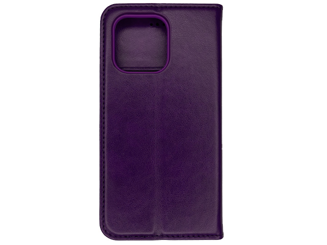 Чехол HDD Wallet Phone case для Apple iPhone 14 pro max (фиолетовый, кожаный)