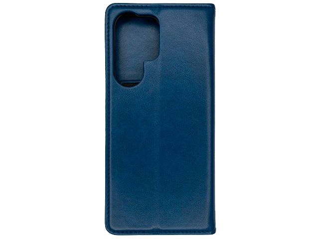 Чехол HDD Wallet Phone case для Samsung Galaxy S23 ultra (темно-синий, кожаный)