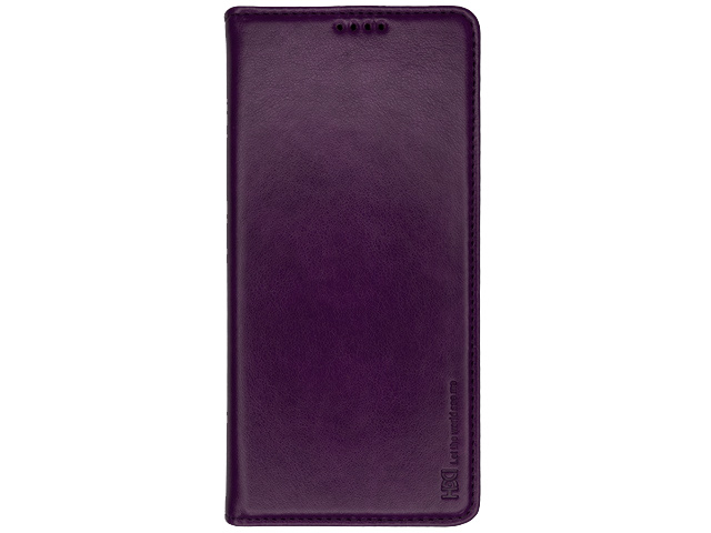 Чехол HDD Wallet Phone case для Samsung Galaxy S23 ultra (фиолетовый, кожаный)