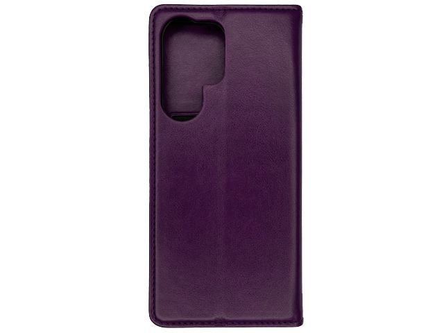 Чехол HDD Wallet Phone case для Samsung Galaxy S23 ultra (фиолетовый, кожаный)