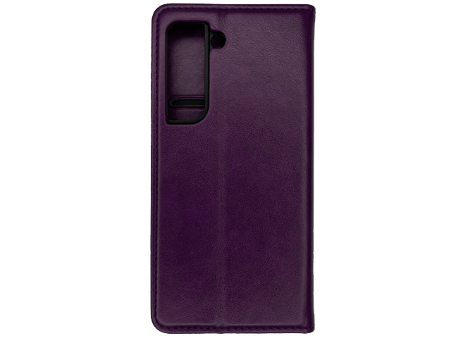 Чехол HDD Wallet Phone case для Samsung Galaxy S23 plus (фиолетовый, кожаный)