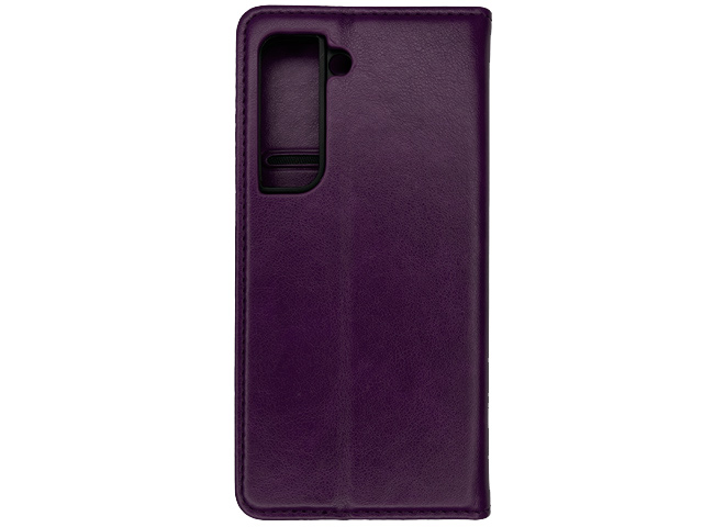 Чехол HDD Wallet Phone case для Samsung Galaxy S22 (фиолетовый, кожаный)