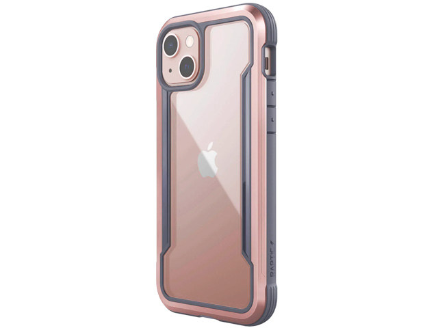 Чехол Raptic Defense Shield Pro для Apple iPhone 13 (розовый, маталлический)