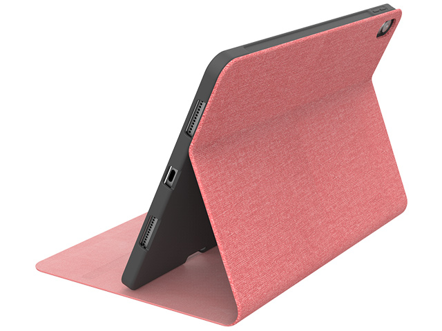 Чехол Raptic SmartStyle case для Apple iPad Pro 12.9 2021 (розовый, матерчатый)