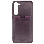 Чехол HDD Luxury Card Slot Case для Samsung Galaxy S23 plus (фиолетовый, кожаный)