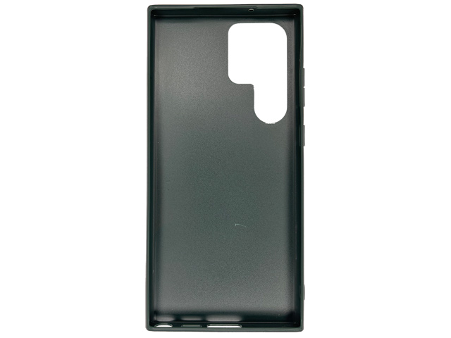 Чехол HDD Luxury Card Slot Case для Samsung Galaxy S23 ultra (темно-зеленый, кожаный)