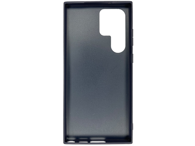 Чехол HDD Luxury Card Slot Case для Samsung Galaxy S23 ultra (темно-синий, кожаный)