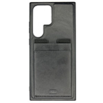 Чехол HDD Luxury Card Slot Case для Samsung Galaxy S23 ultra (черный, кожаный)