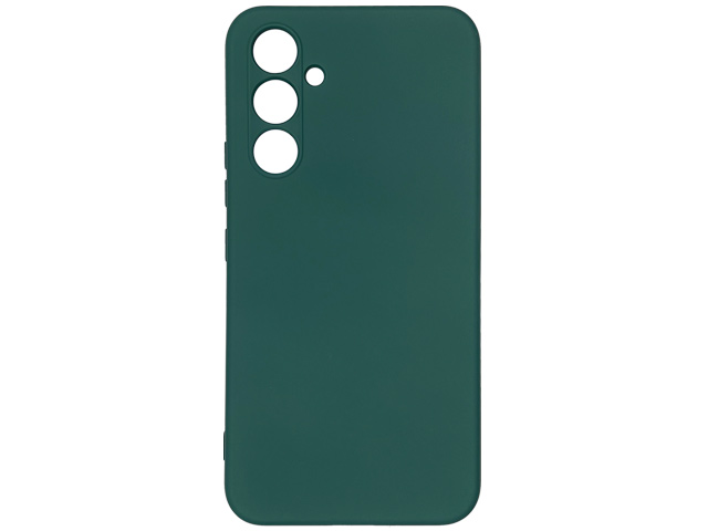 Чехол Yotrix LiquidSilicone Pro для Samsung Galaxy A14 (темно-зеленый, гелевый)