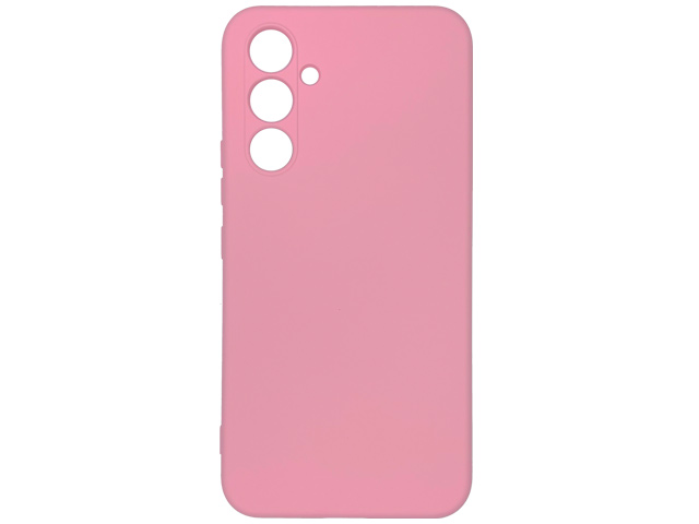 Чехол Yotrix LiquidSilicone Pro для Samsung Galaxy A24 (розовый, гелевый)