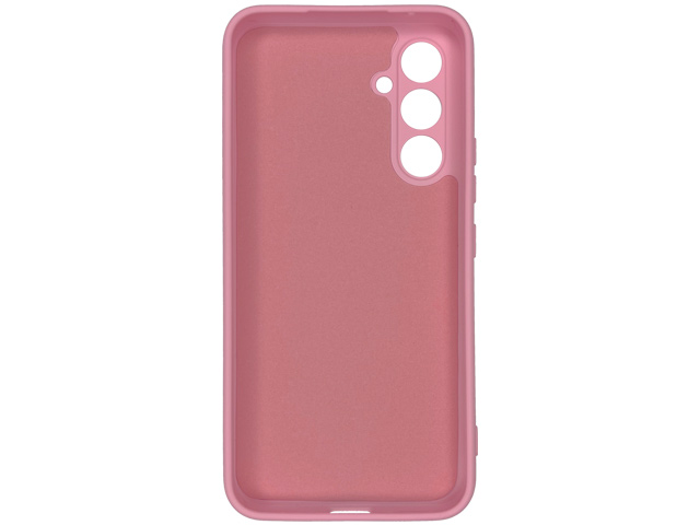 Чехол Yotrix LiquidSilicone Pro для Samsung Galaxy A24 (розовый, гелевый)