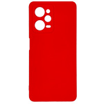 Чехол Yotrix LiquidSilicone Pro для Xiaomi Poco X5 pro (красный, гелевый)