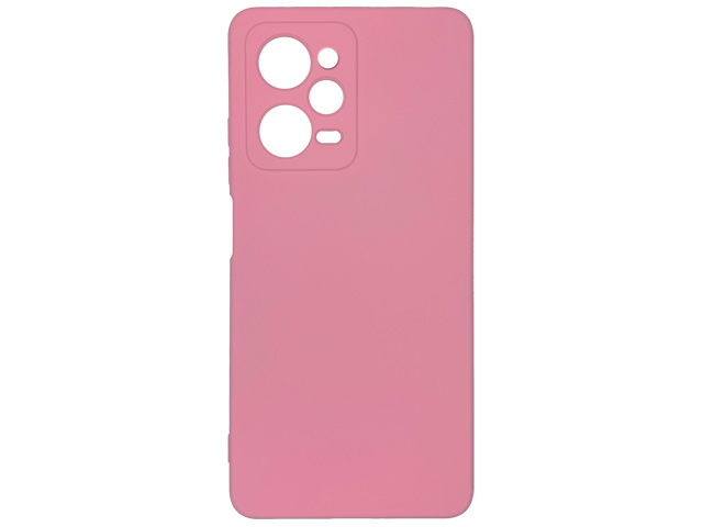 Чехол Yotrix LiquidSilicone Pro для Xiaomi Poco X5 pro (розовый, гелевый)