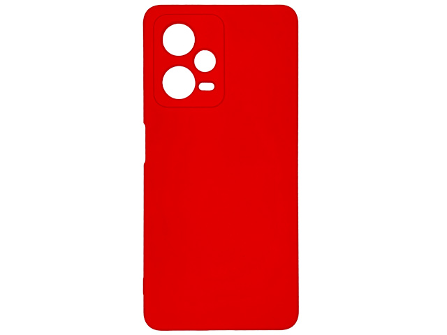Чехол Yotrix LiquidSilicone Pro для Xiaomi Poco X5 (красный, гелевый)