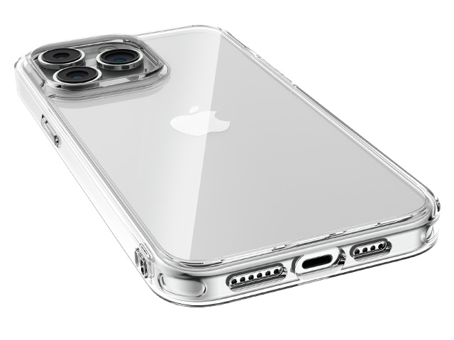 Чехол Raptic ClearVue для Apple iPhone 15 pro max (прозрачный, пластиковый/гелевый)