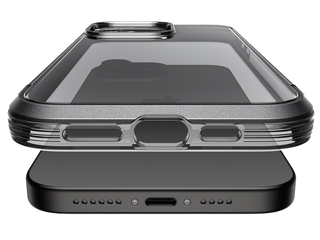 Чехол Raptic Air для Apple iPhone 15 pro max (темно-серый, маталлический)