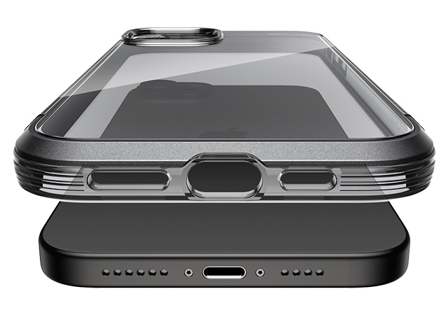 Чехол Raptic Air для Apple iPhone 15 (темно-серый, маталлический)