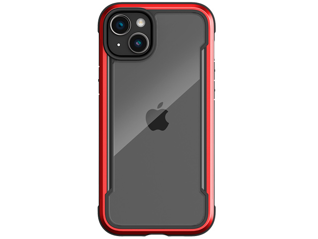 Чехол Raptic Defense Shield для Apple iPhone 15 plus (красный, маталлический)