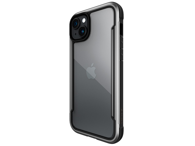 Чехол Raptic Defense Shield для Apple iPhone 15 plus (черный, маталлический)