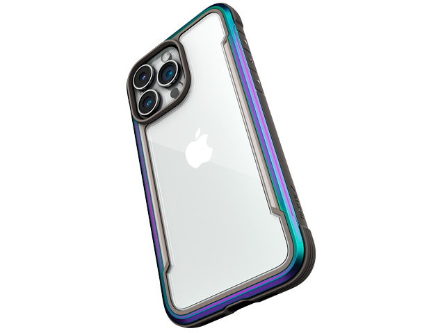 Чехол Raptic Defense Shield для Apple iPhone 15 pro (хамелеон, маталлический)
