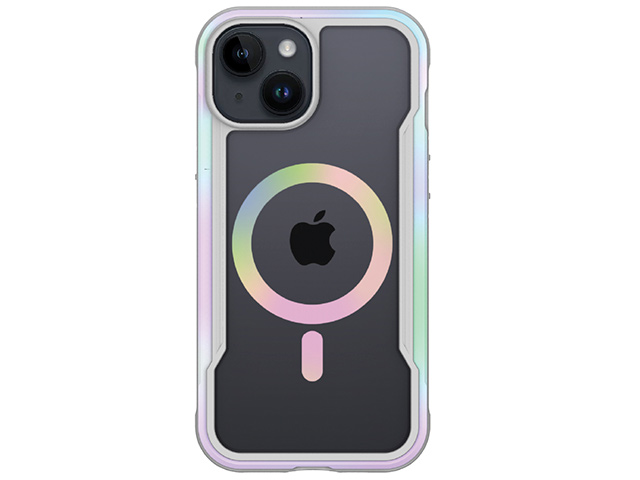 Чехол Raptic Shield 2.0 для Apple iPhone 15 (серый, пластиковый, MagSafe)