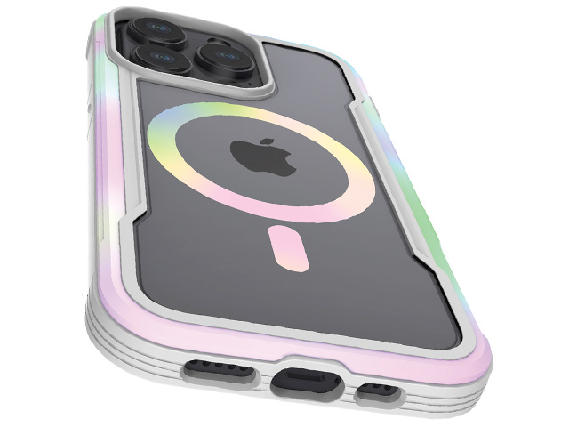 Чехол Raptic Shield 2.0 для Apple iPhone 15 pro (серый, пластиковый, MagSafe)