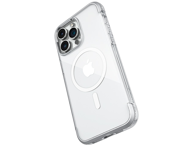 Чехол Raptic Air для Apple iPhone 15 pro (серебристый, маталлический, MagSafe)