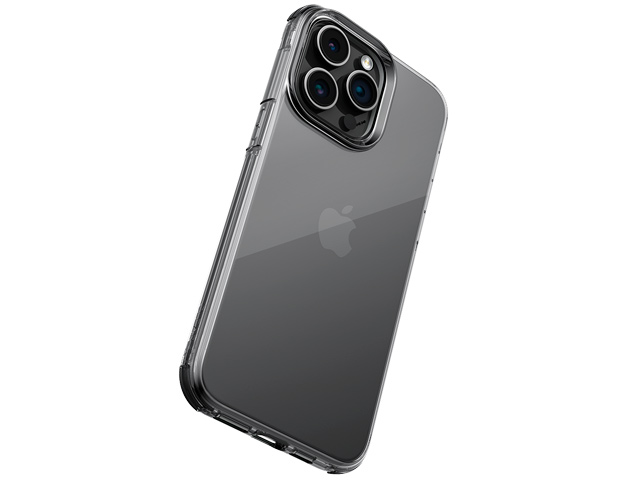 Чехол Raptic Defense Clear для Apple iPhone 15 pro max (серый, пластиковый/гелевый)