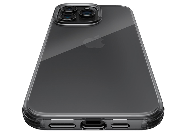Чехол Raptic Defense Clear для Apple iPhone 15 pro max (серый, пластиковый/гелевый)
