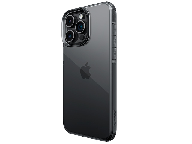 Чехол Raptic Defense Clear для Apple iPhone 15 pro (серый, пластиковый/гелевый)