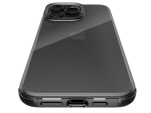 Чехол Raptic Defense Clear для Apple iPhone 15 pro (серый, пластиковый/гелевый)