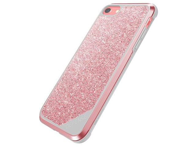 Чехол X-doria Defense Lux для Apple iPhone 8 (Crystal Pink, маталлический)