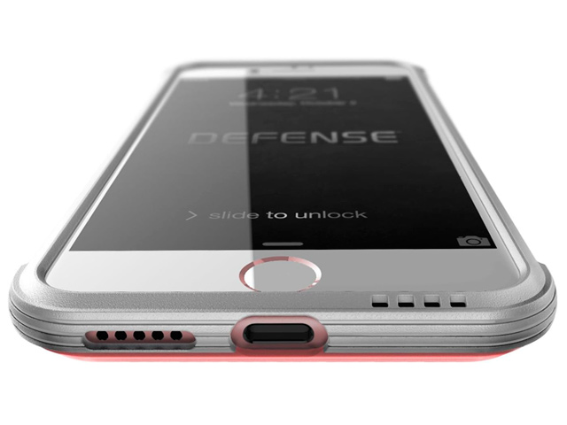 Чехол X-doria Defense Shield для Apple iPhone 8 (розово-золотистый, маталлический)