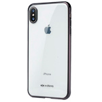 Чехол X-doria GelJacket Plus для Apple iPhone XS max (черный, гелевый)