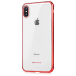 Чехол X-doria GelJacket Plus для Apple iPhone XS max (красный, гелевый)