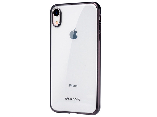 Чехол X-doria GelJacket Plus для Apple iPhone XR (черный, гелевый)