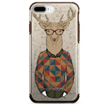 Чехол X-doria Revel Case для Apple iPhone 7 plus (Hipster Deer, пластиковый)