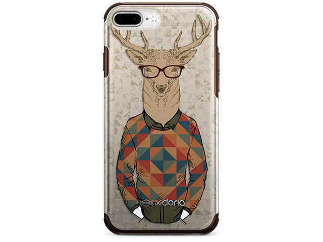 Чехол X-doria Revel Case для Apple iPhone 7 plus (Hipster Deer, пластиковый)