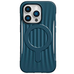 Чехол Raptic Clutch MagSafe для Apple iPhone 14 pro max (синий, пластиковый/гелевый)