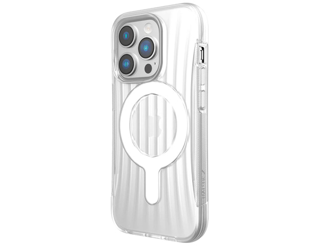 Чехол Raptic Clutch MagSafe для Apple iPhone 14 pro max (прозрачный, пластиковый/гелевый)