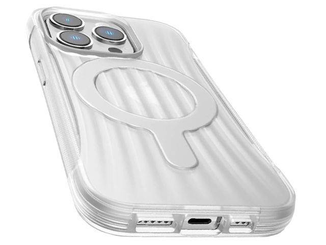 Чехол Raptic Clutch MagSafe для Apple iPhone 14 pro max (прозрачный, пластиковый/гелевый)