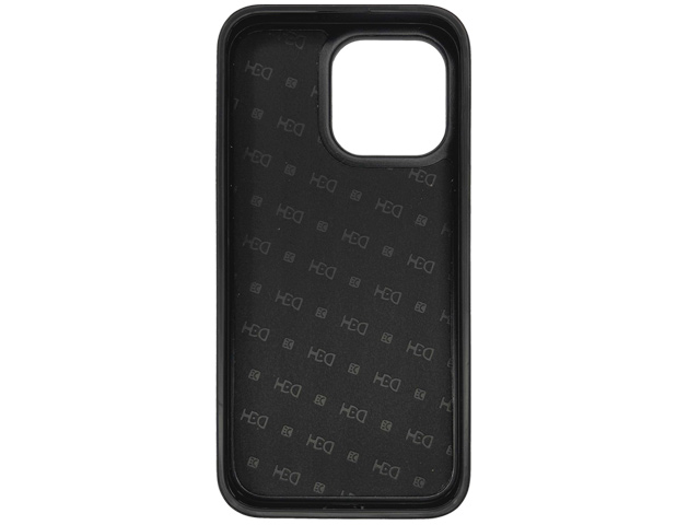 Чехол HDD Stylish Case для Apple iPhone 15 (черный, кожаный)