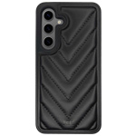 Чехол HDD Stylish Case для Samsung Galaxy S24 (черный, кожаный)