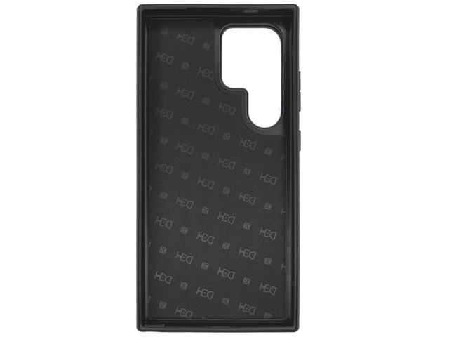 Чехол HDD Stylish Case для Samsung Galaxy S24 ultra (черный, кожаный)