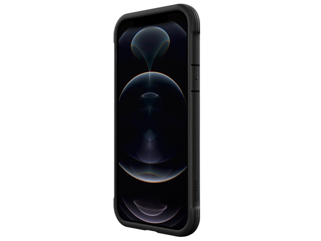 Чехол Raptic Defense Shield для Apple iPhone 12 pro max (черный, маталлический, MagSafe)