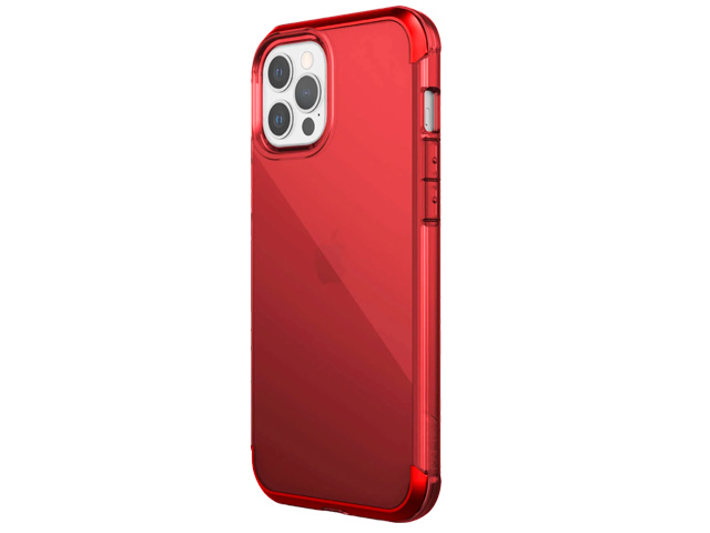 Чехол Raptic Air для Apple iPhone 12 pro max (красный, маталлический)
