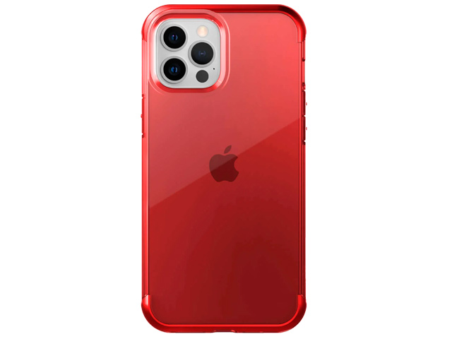 Чехол Raptic Air для Apple iPhone 12/12 pro (красный, маталлический)